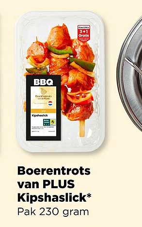 Boerentrots van PLUS Kipshaslick* Pak 230 gram