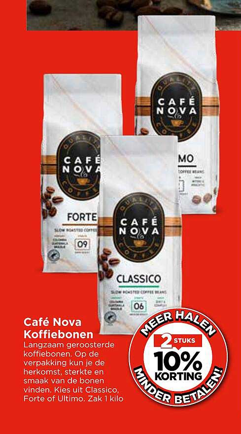 Café Nova Koffiebonen