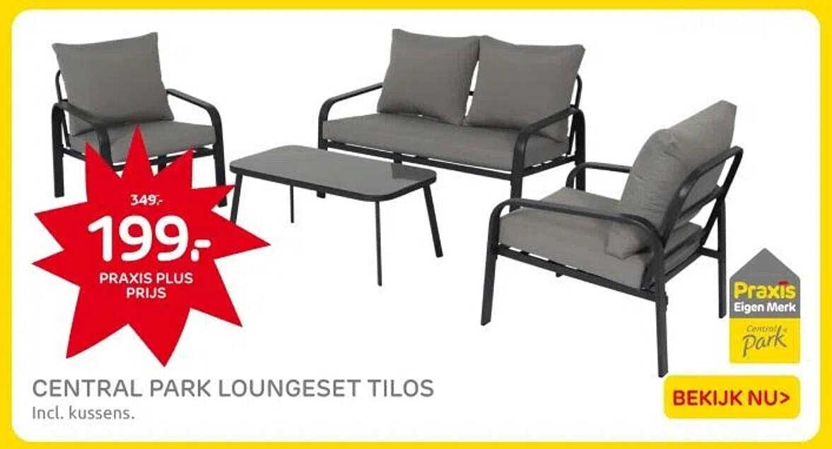 CENTRAL PARK LOUNGESET TILOS