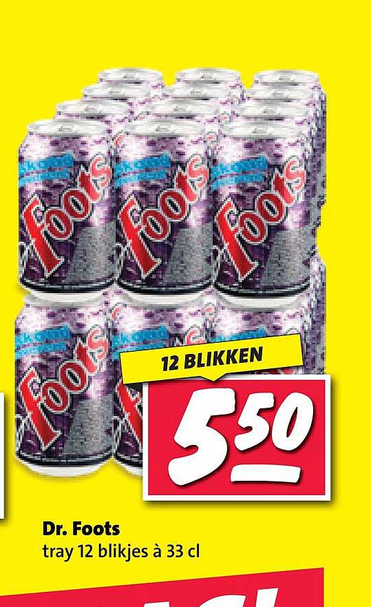Dr. Foots tray 12 blijkjes à 33 cl
