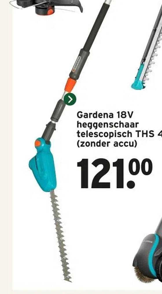 Gardena 18V heggenschaar telescopisch THS 4 (zonder accu)