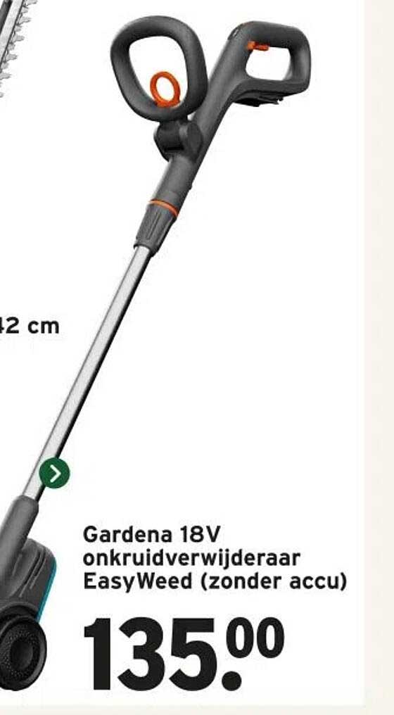 Gardena 18V onkruidverwijderaar EasyWeed (zonder accu)
