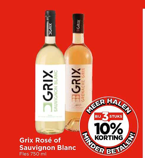 Grix Rosé of Sauvignon Blanc Fles 750 ml