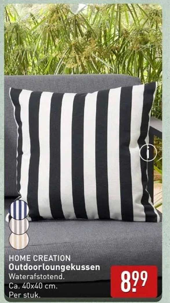 HOME CREATION Outdoor loungekussen