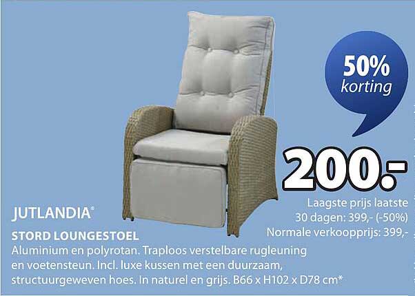 JUTLANDIA STORD LOUNGESTOEL