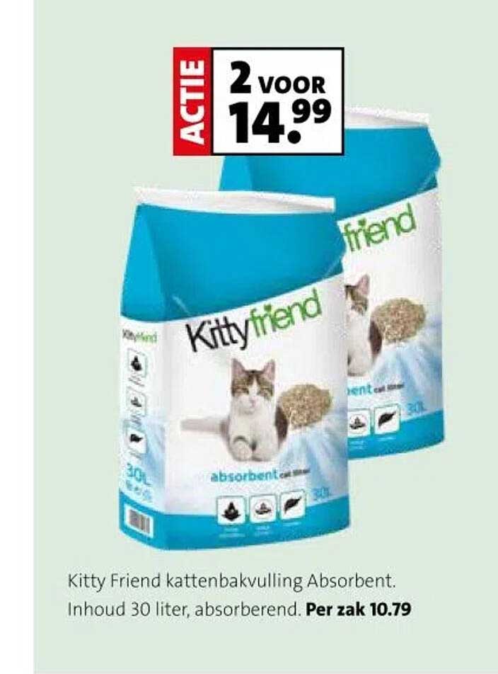 Kitty Friend kattenbakvulling Absorbent
