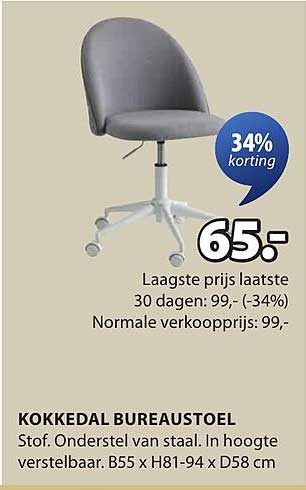 KOKKEDAL BUREAUSTOEL