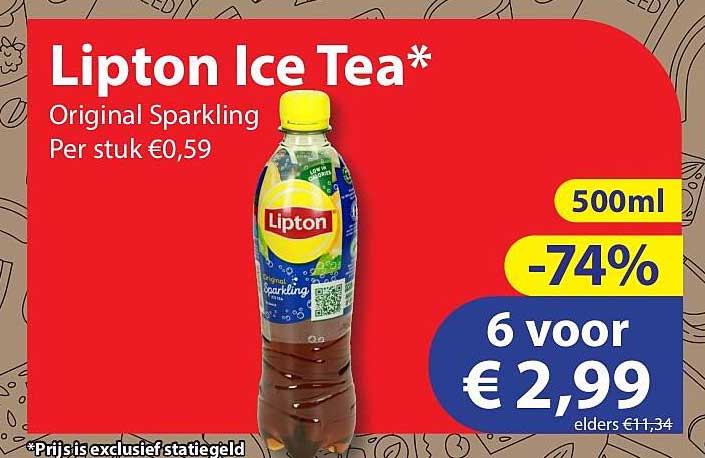 Lipton Ice Tea* Original Sparkling