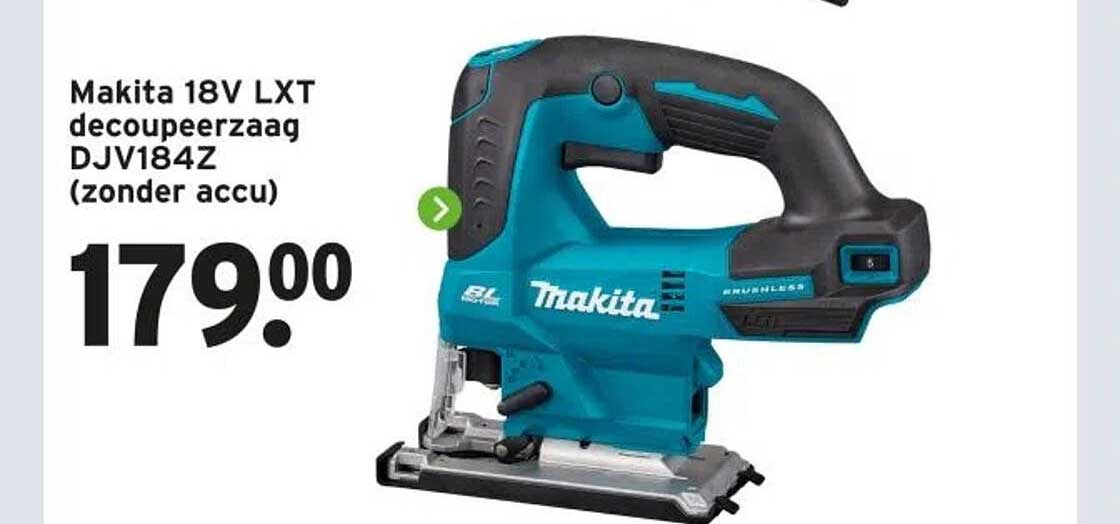 Makita 18V LXT decoupeerzaag DJV184Z (zonder accu)