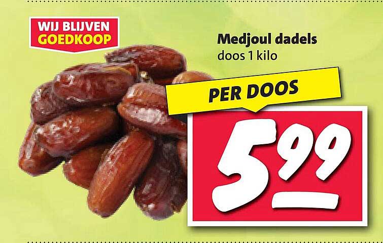 Medjoul dadels doos 1 kilo