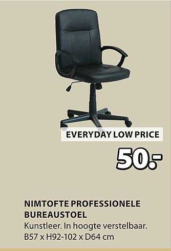 NIMTOFTE PROFESSIONELE BUREAUSTOEL