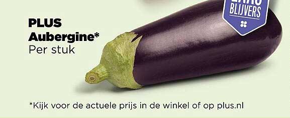 PLUS Aubergine* Per stuk
