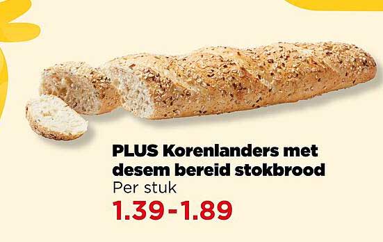 PLUS Korenlanders met desem bereid stokbrood