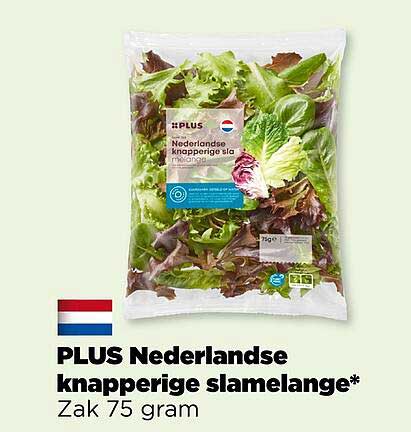 PLUS Nederlandse knapperige slamix* Zak 75 gram