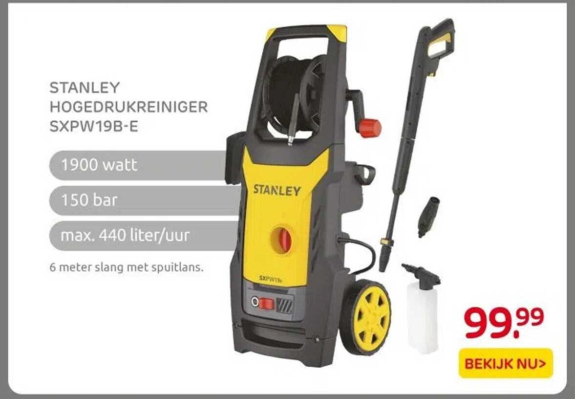 STANLEY HOGEDRUKREINIGER SXPW19B-E