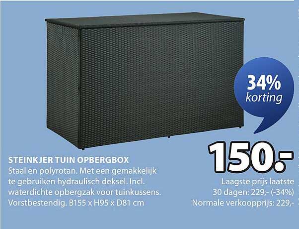 STEINKJER TUIN OPBERGBOX