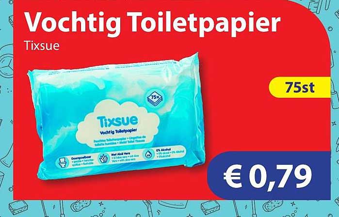 Vochtig Toiletpapier