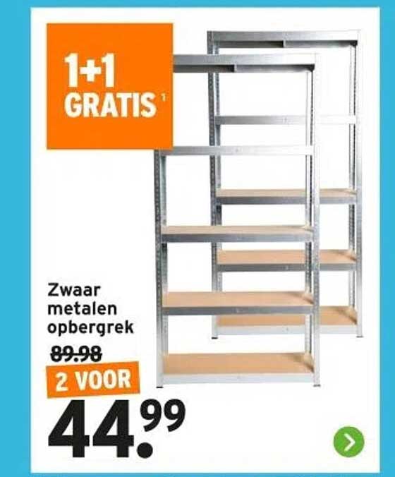 Zwaar metalen opbergrek
