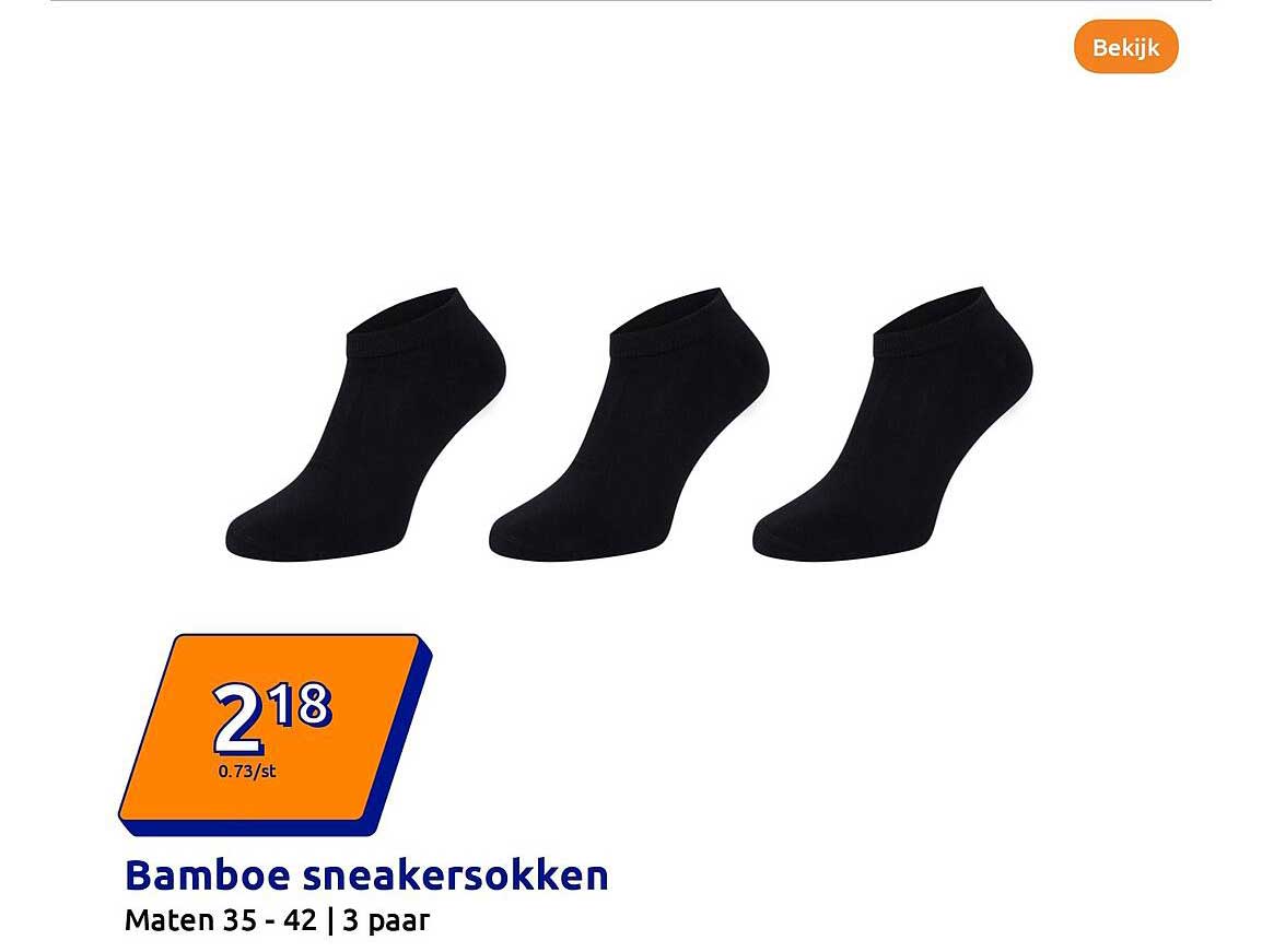 Bamboe sneakersokken