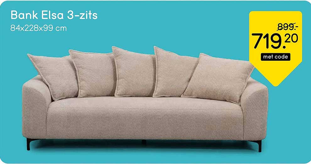 Bank Elsa 3-zits