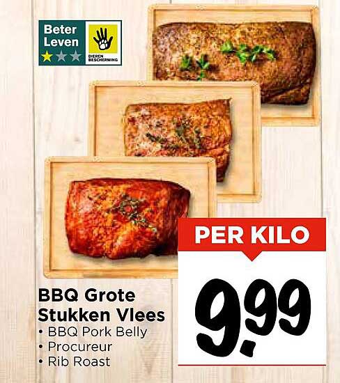 BBQ Grote Stukken Vlees
