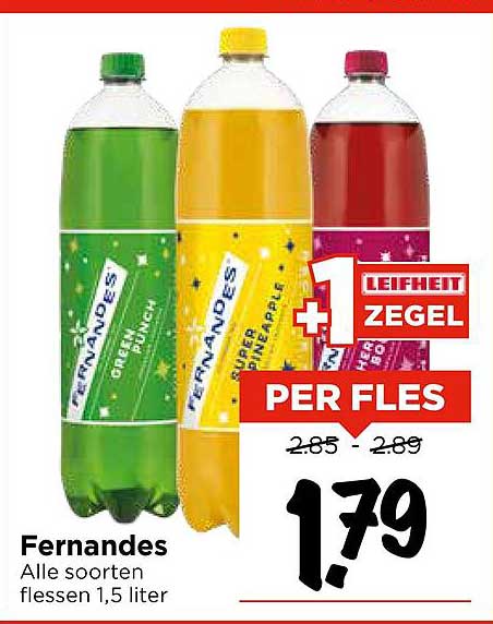 Fernandes Alle soorten flessen 1,5 liter
