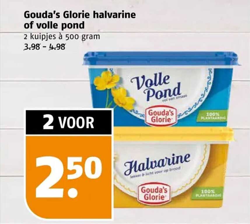 Gouda's Glorie halvarine of volle pond
