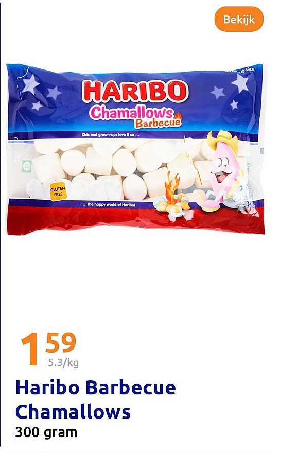 Haribo Barbecue Chamallows 300 gram