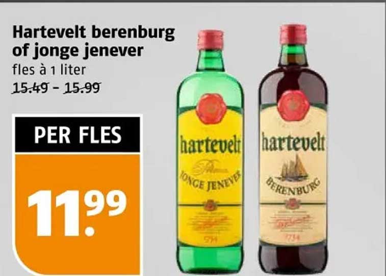 Hartevelt berenburg of jonge jenever