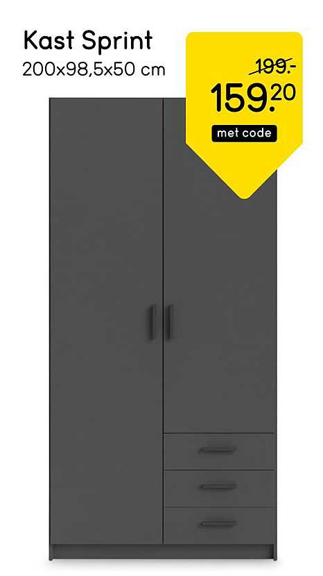 Kast Sprint 200x98,5x50 cm