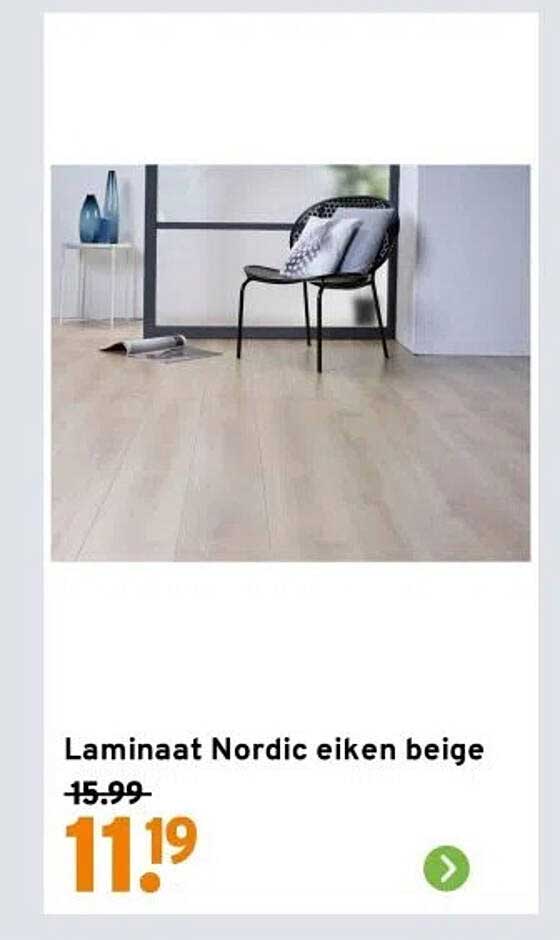 Laminaat Nordic eiken beige