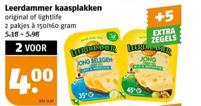 Leerdammer kaasplakken