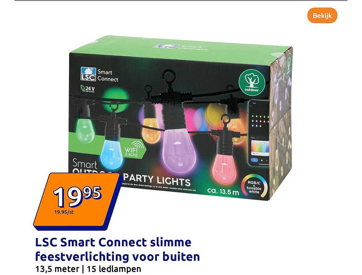 LSC Smart Connect slimme feestverlichting voor buiten