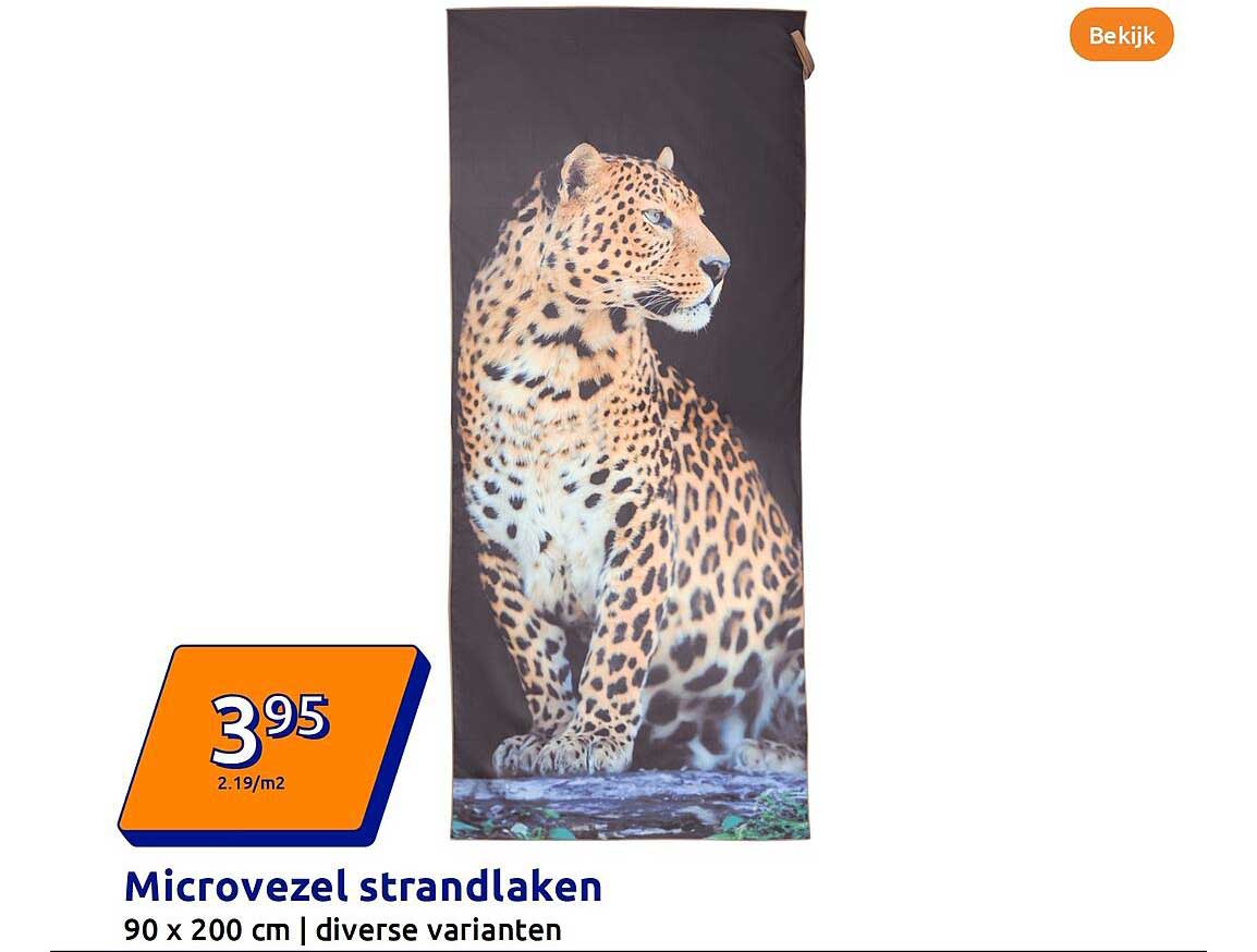 Microvezel strandlaken 90 x 200 cm