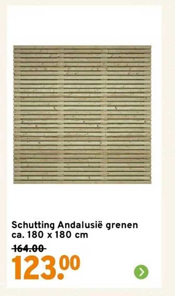 Schutting Andalusië grenen ca. 180 x 180 cm