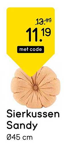 Sierkussen Sandy Ø45 cm