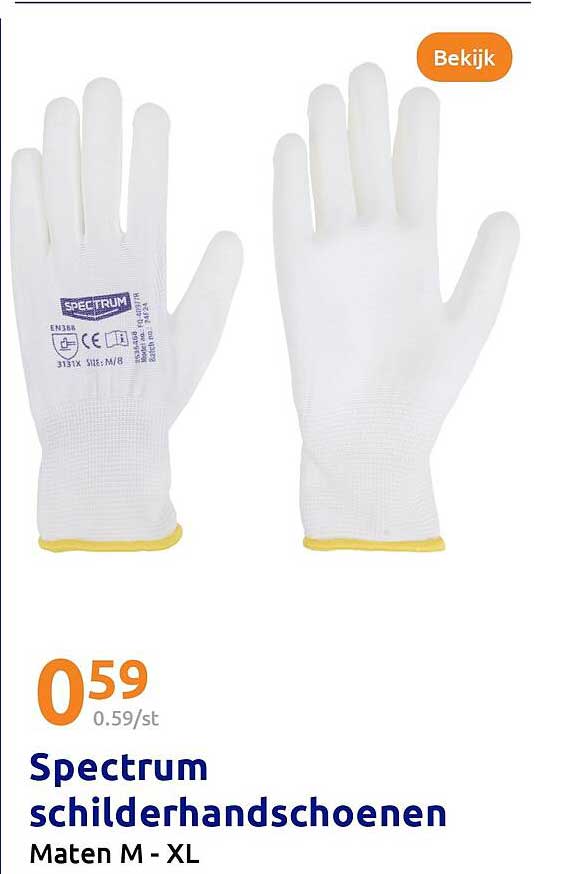 Spectrum schilderhandschoenen