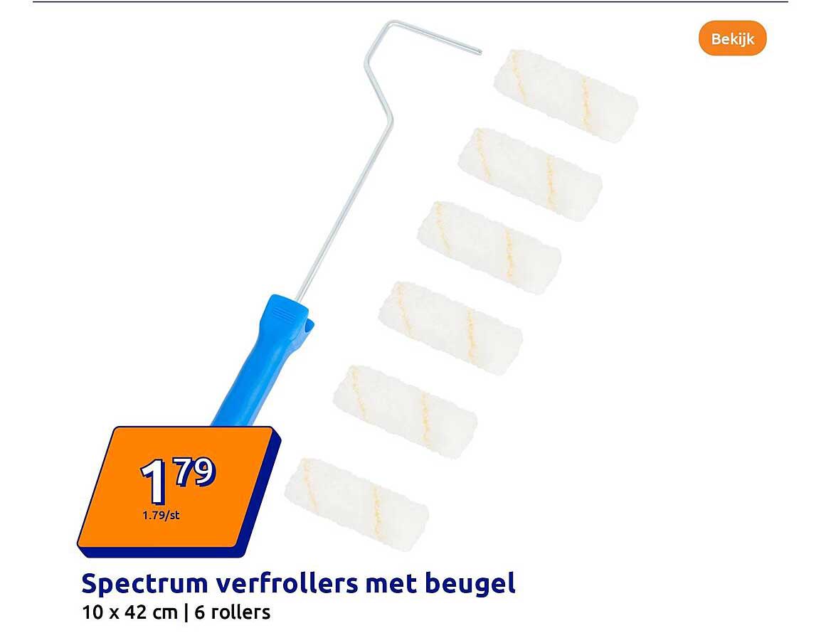 Spectrum verfrrollers met beugel