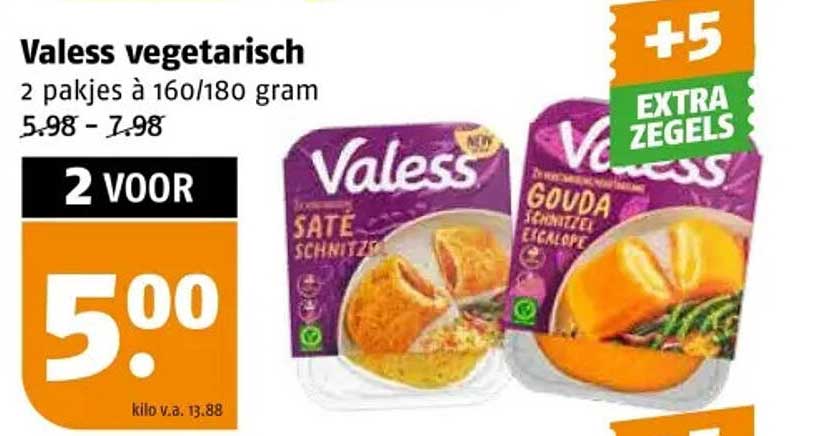 Valess vegetarisch 2 pakjes à 160/180 gram
