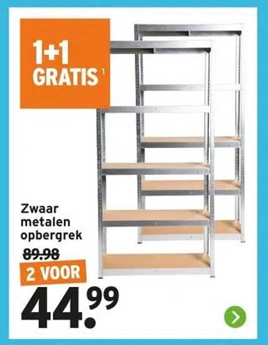 Zwaar metalen opbergrek