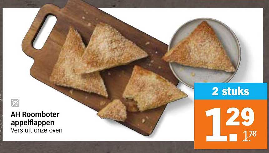 AH Roomboter appelflappen