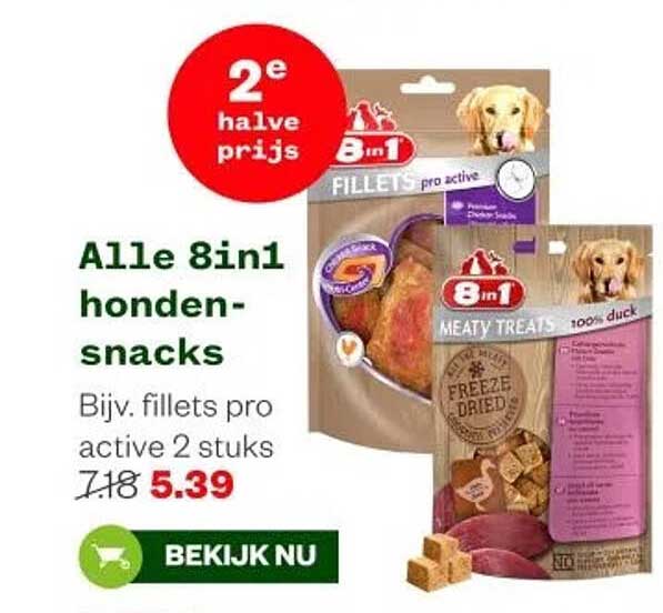 Alle 8in1 hondensnacks