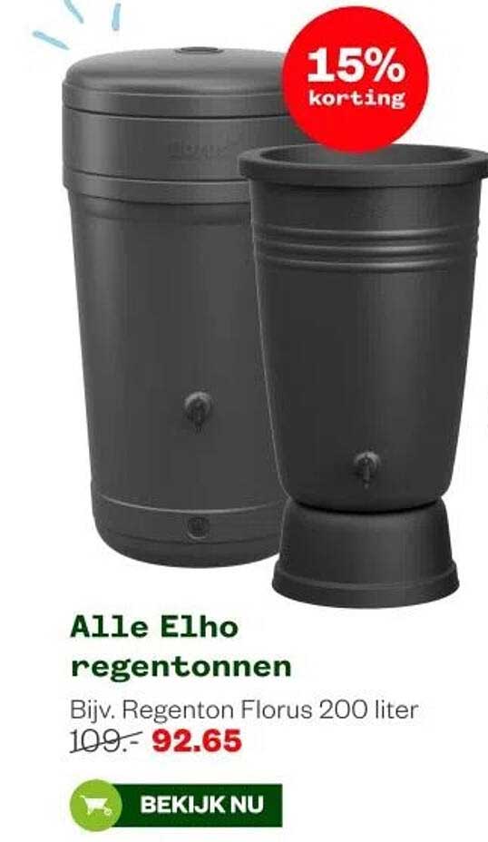 Alle Elho regentonnen