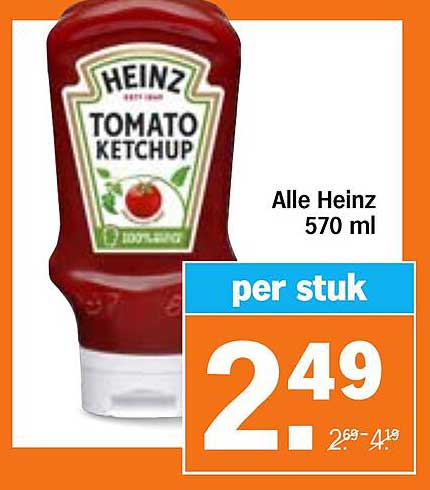 Alle Heinz 570 ml