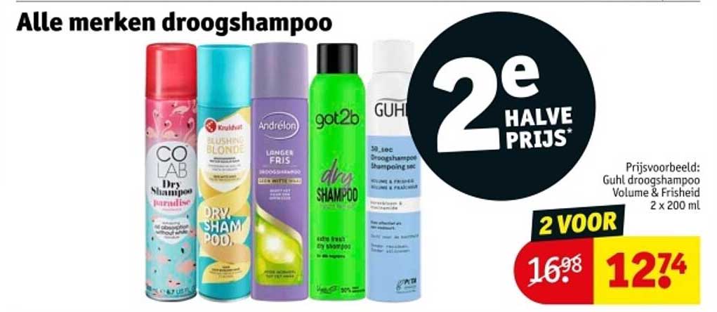 Alle merken droogshampoo