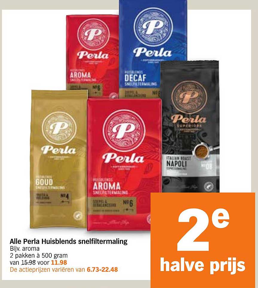 Alle Perla Huisblends snelfiltermaling
