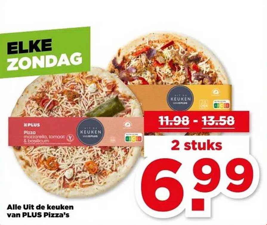 Alle Uit de keuken van PLUS Pizza’s
