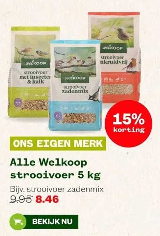 Alle Welkoop strooivoer 5 kg