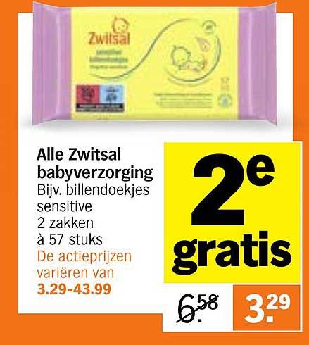 Alle Zwitsal babyverzorging
