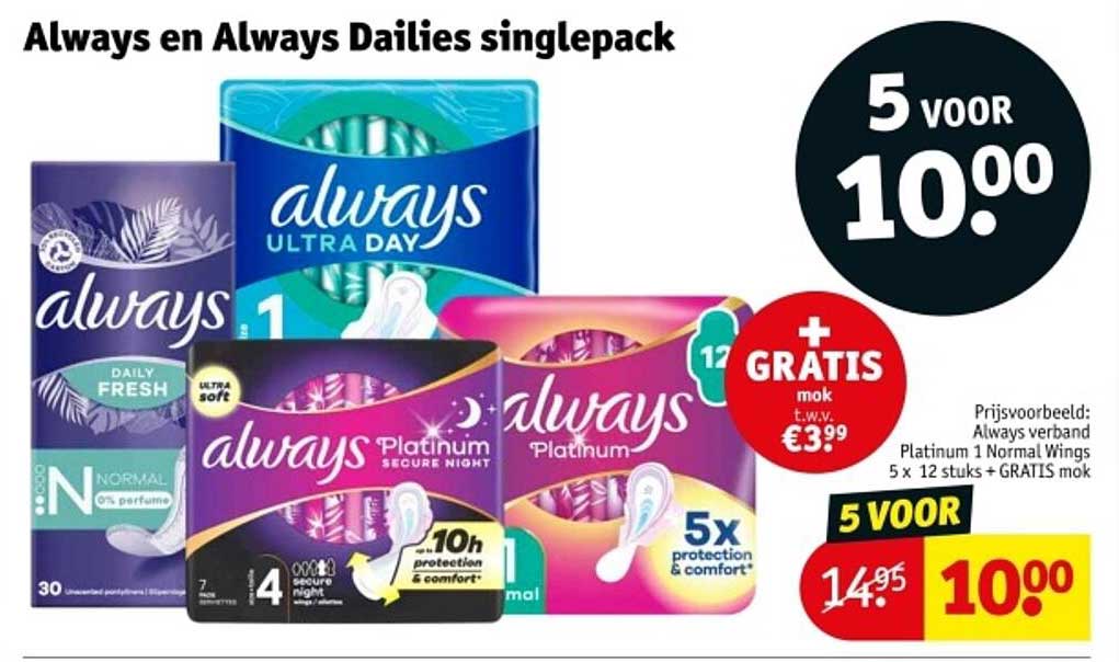 Always en Always Dailies singlepack